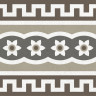 Конти декор КГ 02 20х20 см керамогранит с рисунком Gracia ceramica Conti multi decor PG 02 - 22шт 0.88м2