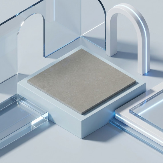 Норд серый КГ 60х60 см керамогранит матовый Gracia ceramica Nord grey PG - 4шт 1.44м2