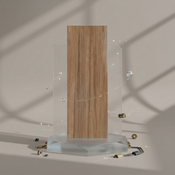 Кавказ коричневый КГ 01 20х60 см керамогранит Классический орех Gracia ceramica Kavkaz brown PG 01 - 10шт 1.2м2